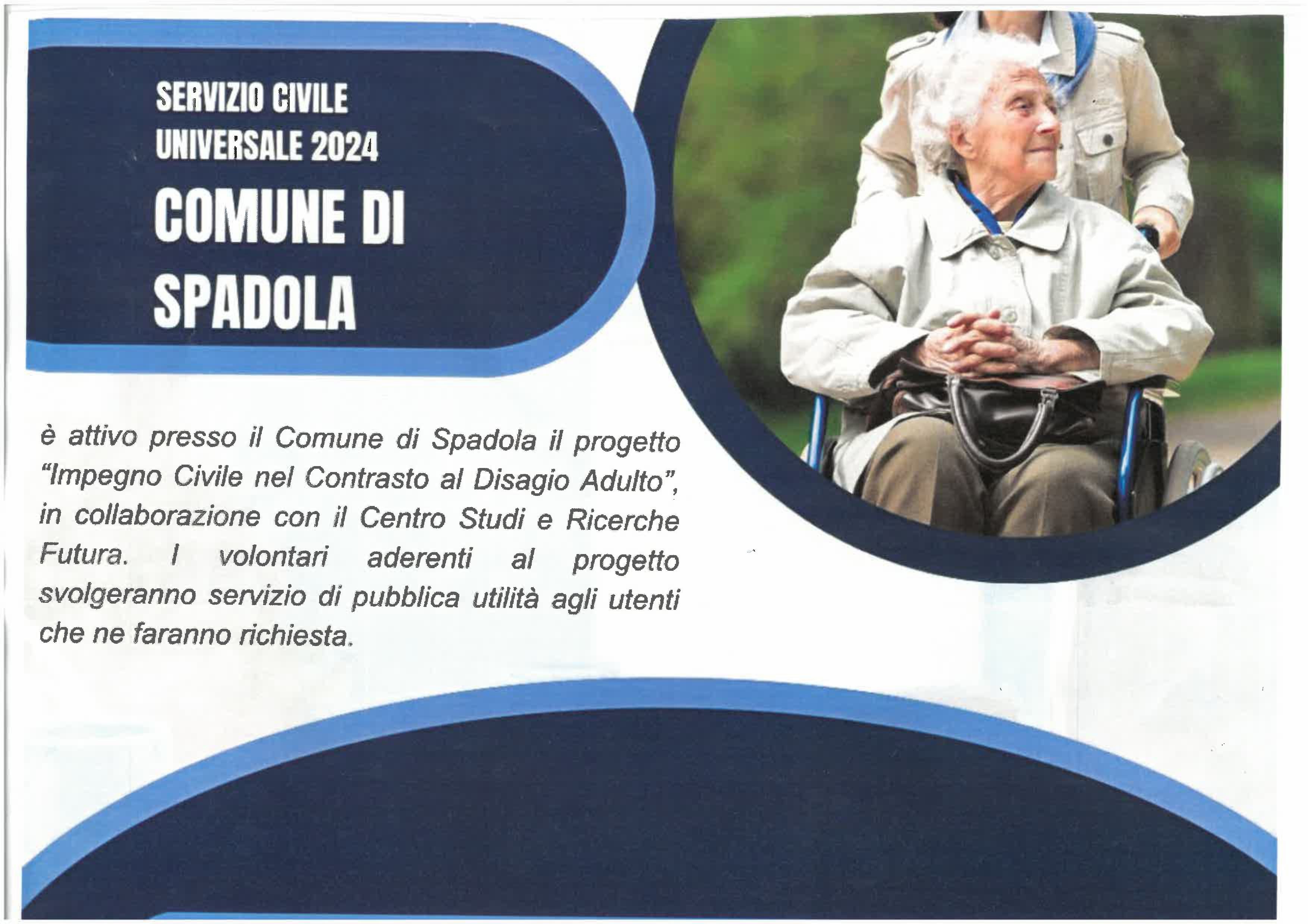 “IMPEGNO CIVILE NEL CONTRASTO AL DISAGIO ADULTO”